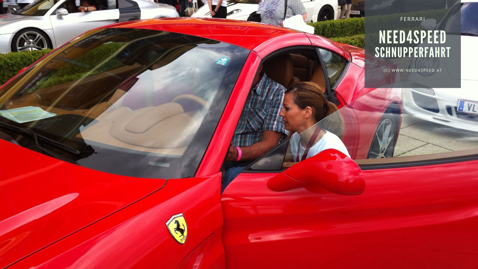 Einschulung Instruktor am Ferrari Californa